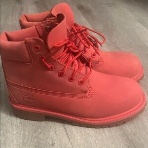 Timberland Kids pink Boots